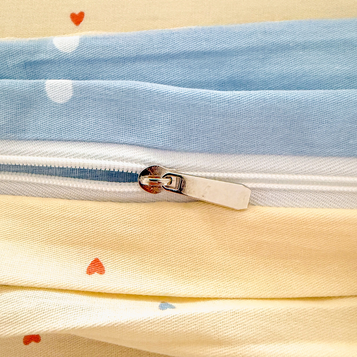 91家纺网 家纺一手货源 找家纺 红粉佳人家纺 2025春夏新款全棉纯棉12868纯棉单被套 心乐园