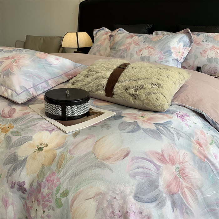 91家纺网 家纺一手货源 找家纺 莱豫家纺 2024秋冬新款全棉超柔磨毛100%纯棉陶瓷磨毛加厚磨毛四件套 艾丽雅