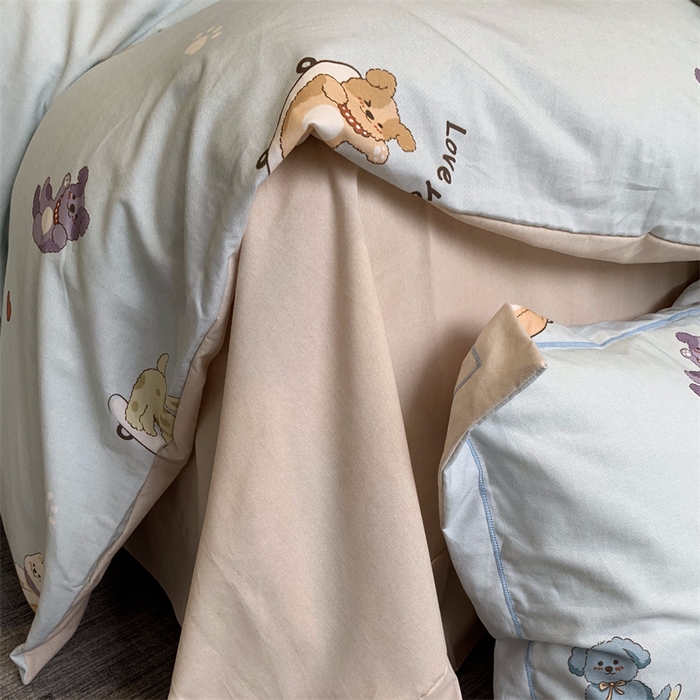 91家纺网 家纺一手货源 找家纺 莱豫家纺 2024秋冬新款全棉超柔磨毛100%纯棉陶瓷磨毛加厚磨毛四件套 恩佑