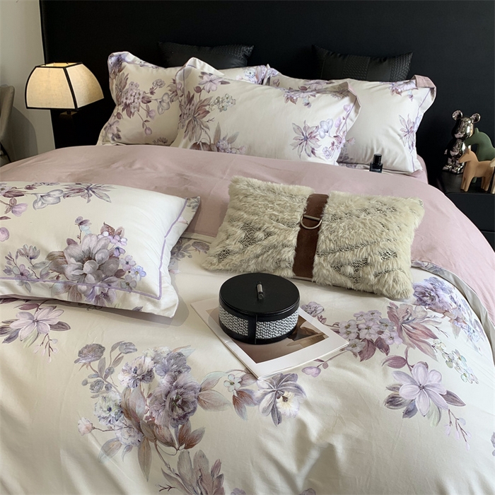 91家纺网 家纺一手货源 找家纺 莱豫家纺 2024秋冬新款全棉超柔磨毛100%纯棉陶瓷磨毛加厚磨毛四件套 漫蒂