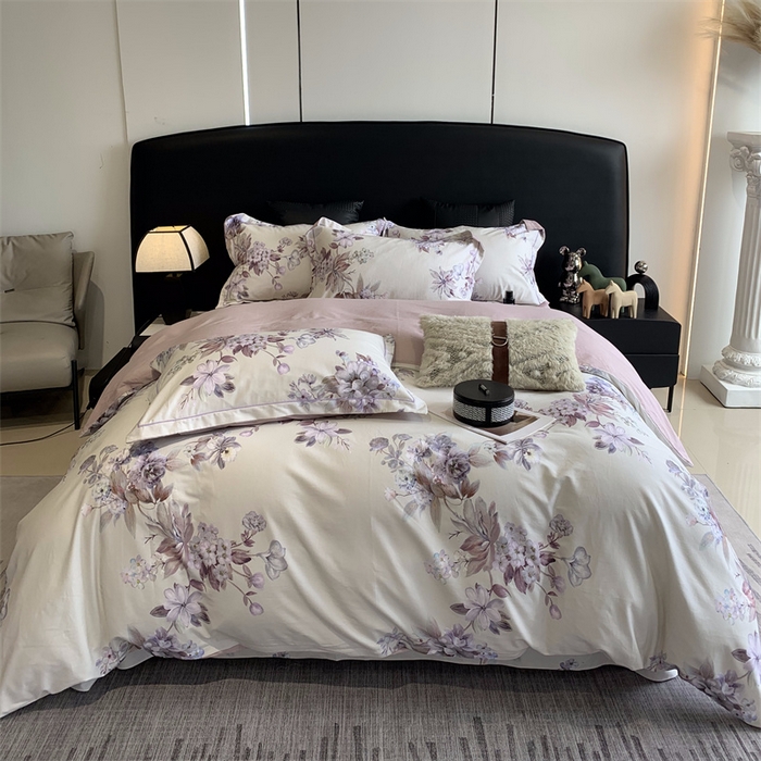 91家纺网 家纺一手货源 找家纺 莱豫家纺 2024秋冬新款全棉超柔磨毛100%纯棉陶瓷磨毛加厚磨毛四件套 漫蒂