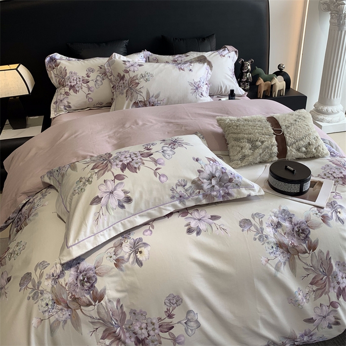 91家纺网 家纺一手货源 找家纺 莱豫家纺 2024秋冬新款全棉超柔磨毛100%纯棉陶瓷磨毛加厚磨毛四件套 漫蒂