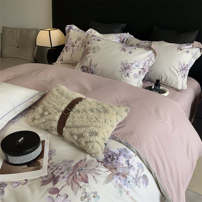 91家纺网 家纺一手货源 找家纺 莱豫家纺 2024秋冬新款全棉超柔磨毛100%纯棉陶瓷磨毛加厚磨毛四件套 漫蒂