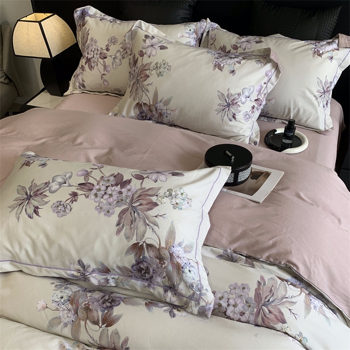 91家纺网 家纺一手货源 找家纺 莱豫家纺 2024秋冬新款全棉超柔磨毛100%纯棉陶瓷磨毛加厚磨毛四件套 漫蒂