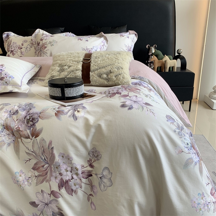 91家纺网 家纺一手货源 找家纺 莱豫家纺 2024秋冬新款全棉超柔磨毛100%纯棉陶瓷磨毛加厚磨毛四件套 漫蒂