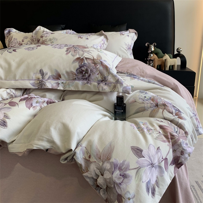 91家纺网 家纺一手货源 找家纺 莱豫家纺 2024秋冬新款全棉超柔磨毛100%纯棉陶瓷磨毛加厚磨毛四件套 漫蒂