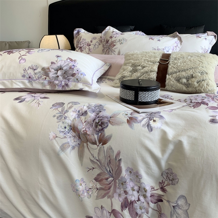 91家纺网 家纺一手货源 找家纺 莱豫家纺 2024秋冬新款全棉超柔磨毛100%纯棉陶瓷磨毛加厚磨毛四件套 漫蒂