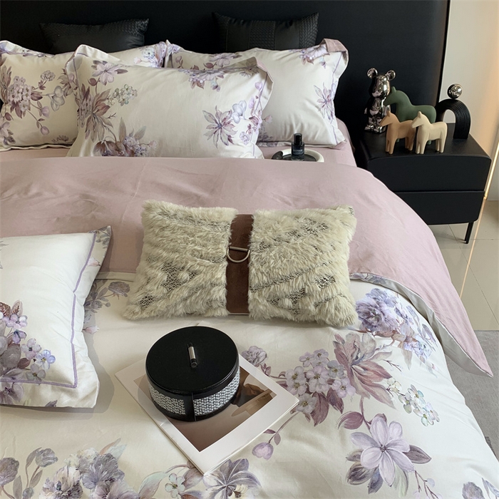 91家纺网 家纺一手货源 找家纺 莱豫家纺 2024秋冬新款全棉超柔磨毛100%纯棉陶瓷磨毛加厚磨毛四件套 漫蒂