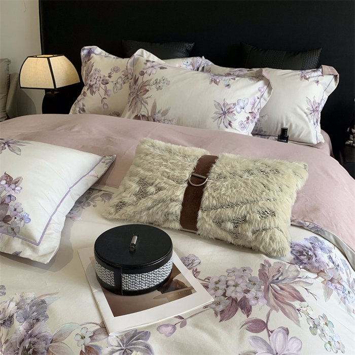 91家纺网 家纺一手货源 找家纺 莱豫家纺 2024秋冬新款全棉超柔磨毛100%纯棉陶瓷磨毛加厚磨毛四件套 漫蒂