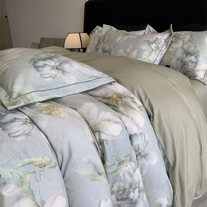 91家纺网 家纺一手货源 找家纺 莱豫家纺 2024秋冬新款全棉超柔磨毛100%纯棉陶瓷磨毛加厚磨毛四件套 漫隐时光