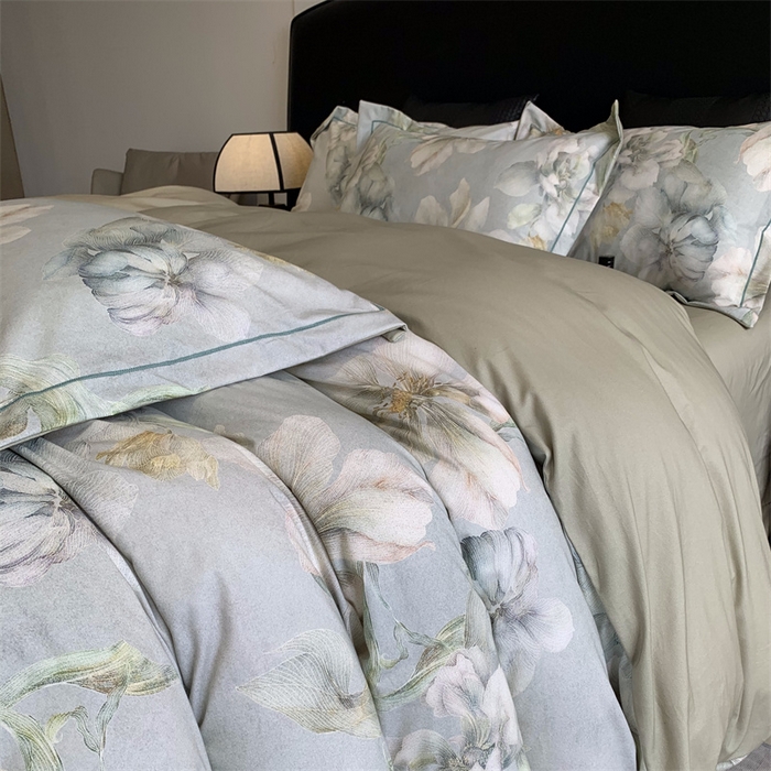 91家纺网 家纺一手货源 找家纺 莱豫家纺 2024秋冬新款全棉超柔磨毛100%纯棉陶瓷磨毛加厚磨毛四件套 漫隐时光