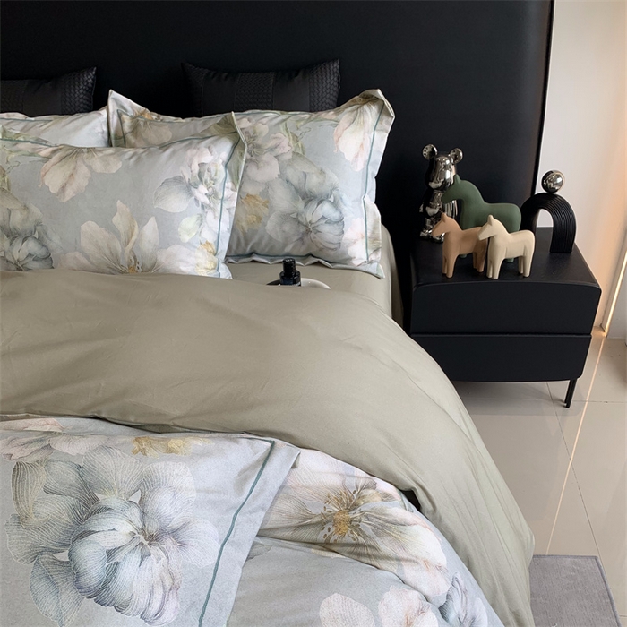 91家纺网 家纺一手货源 找家纺 莱豫家纺 2024秋冬新款全棉超柔磨毛100%纯棉陶瓷磨毛加厚磨毛四件套 漫隐时光