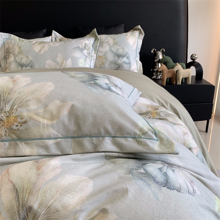 91家纺网 家纺一手货源 找家纺 莱豫家纺 2024秋冬新款全棉超柔磨毛100%纯棉陶瓷磨毛加厚磨毛四件套 漫隐时光