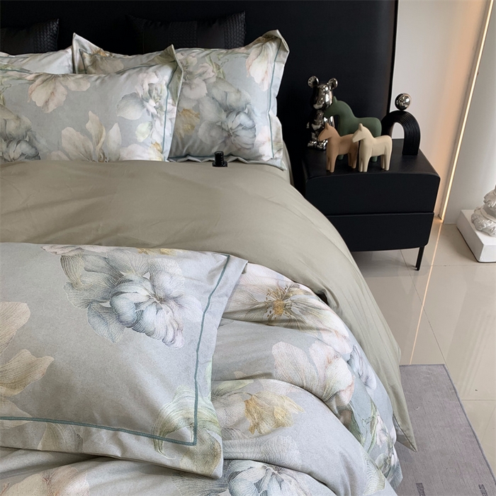 91家纺网 家纺一手货源 找家纺 莱豫家纺 2024秋冬新款全棉超柔磨毛100%纯棉陶瓷磨毛加厚磨毛四件套 漫隐时光