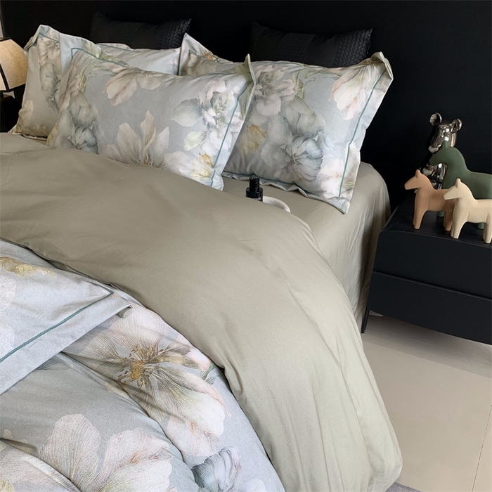 91家纺网 家纺一手货源 找家纺 莱豫家纺 2024秋冬新款全棉超柔磨毛100%纯棉陶瓷磨毛加厚磨毛四件套 漫隐时光