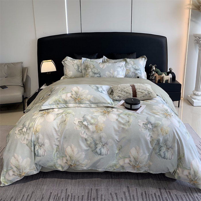 91家纺网 家纺一手货源 找家纺 莱豫家纺 2024秋冬新款全棉超柔磨毛100%纯棉陶瓷磨毛加厚磨毛四件套 漫隐时光