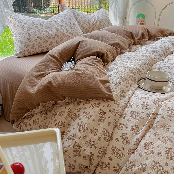 91家纺网 家纺一手货源 找家纺 （总）王朝国际 2025新款直播电商热款彩竺棉四件套