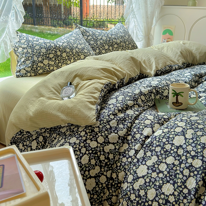 91家纺网 家纺一手货源 找家纺 （总）王朝国际 2025新款直播电商热款彩竺棉四件套