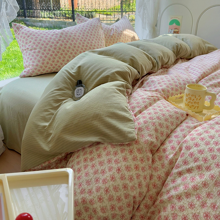 91家纺网 家纺一手货源 找家纺 （总）王朝国际 2025新款直播电商热款彩竺棉四件套