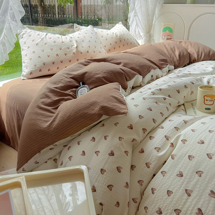 91家纺网 家纺一手货源 找家纺 （总）王朝国际 2025新款直播电商热款彩竺棉四件套