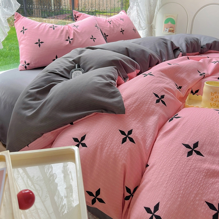 91家纺网 家纺一手货源 找家纺 （总）王朝国际 2025新款直播电商热款彩竺棉四件套