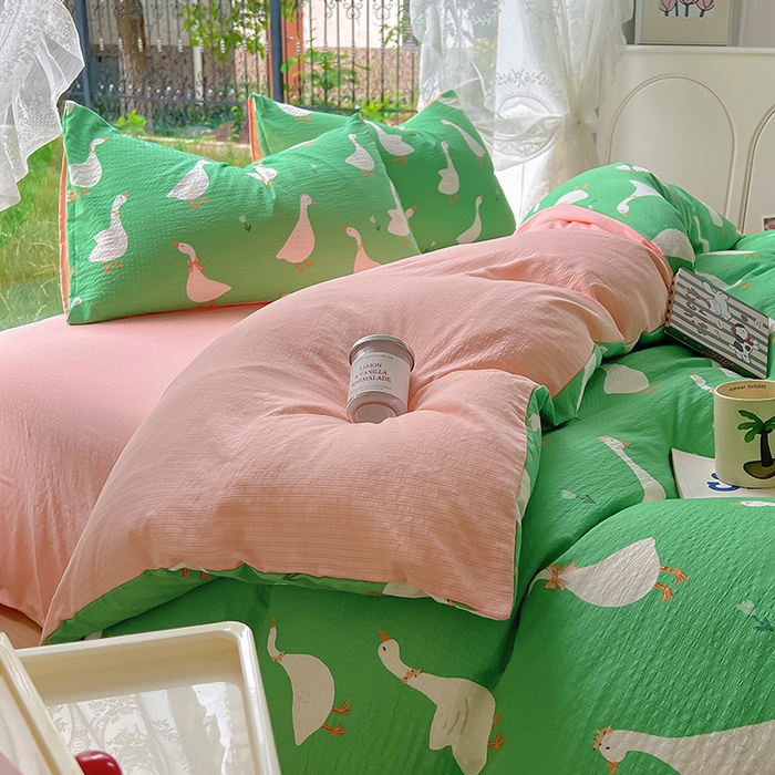 91家纺网 家纺一手货源 找家纺 （总）王朝国际 2025新款直播电商热款彩竺棉四件套