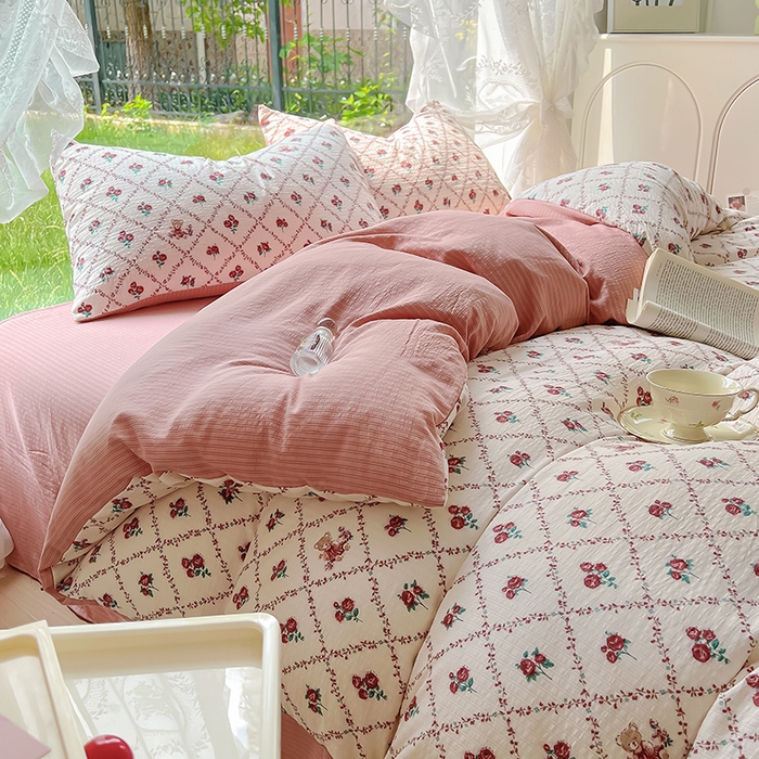 91家纺网 家纺一手货源 找家纺 （总）王朝国际 2025新款直播电商热款彩竺棉四件套