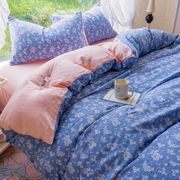 91家纺网 家纺一手货源 找家纺 （总）王朝国际 2025新款直播电商热款彩竺棉四件套