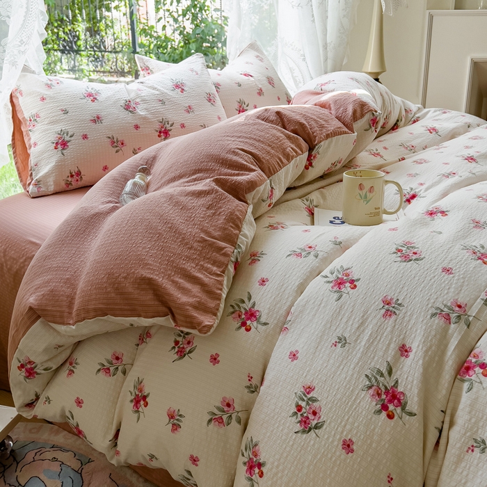 91家纺网 家纺一手货源 找家纺 （总）王朝国际 2025新款直播电商热款彩竺棉四件套