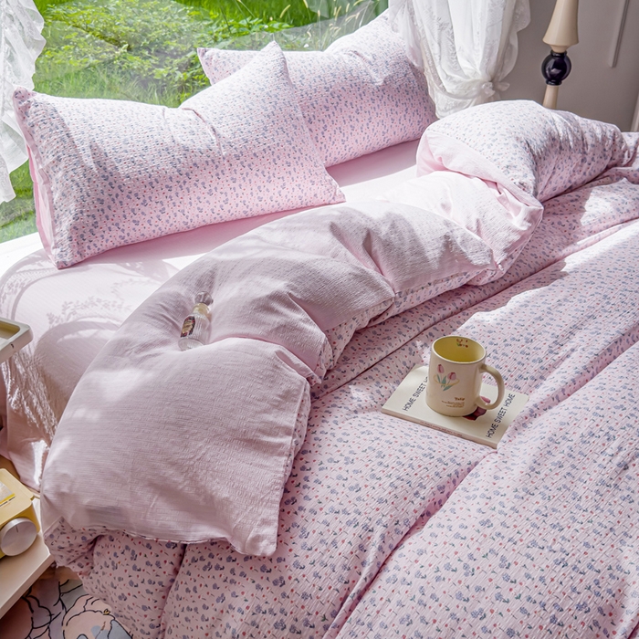 91家纺网 家纺一手货源 找家纺 （总）王朝国际 2025新款直播电商热款彩竺棉四件套