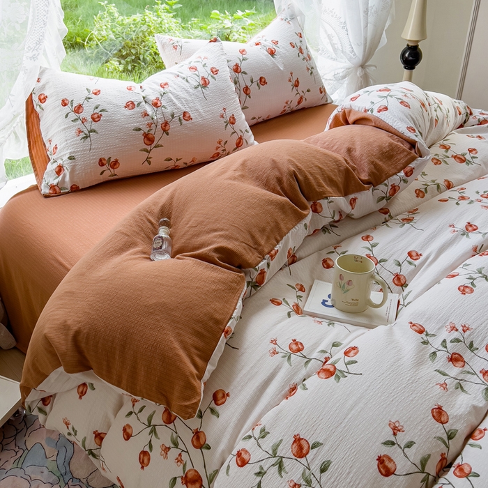 91家纺网 家纺一手货源 找家纺 （总）王朝国际 2025新款直播电商热款彩竺棉四件套