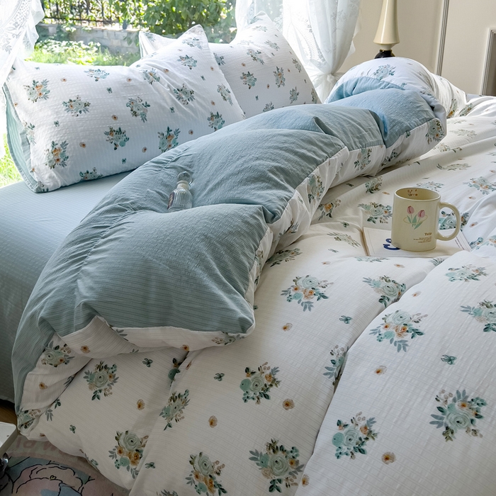 91家纺网 家纺一手货源 找家纺 （总）王朝国际 2025新款直播电商热款彩竺棉四件套