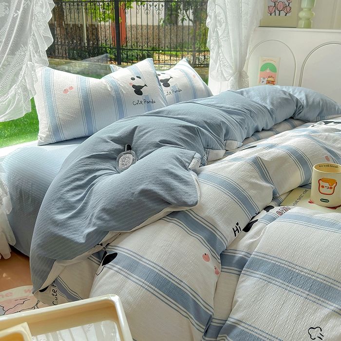 91家纺网 家纺一手货源 找家纺 （总）王朝国际 2025新款直播电商热款彩竺棉四件套