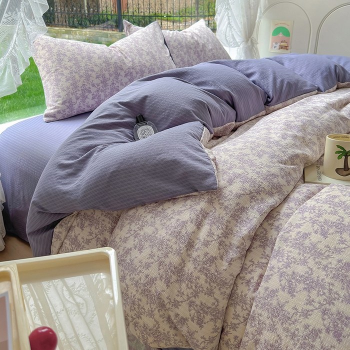 91家纺网 家纺一手货源 找家纺 （总）王朝国际 2025新款直播电商热款彩竺棉四件套