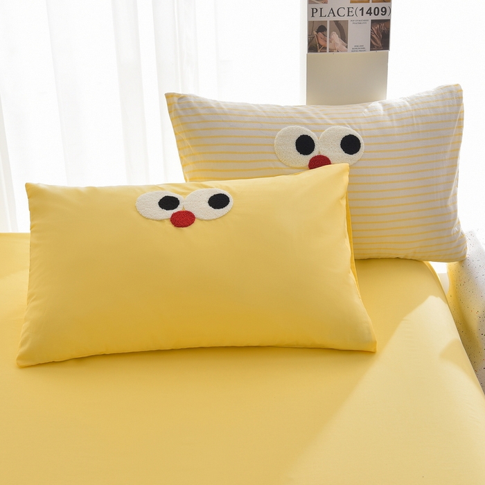 91家纺网 家纺一手货源 找家纺 炫拼家纺 2025新款A类全棉40支水洗棉毛巾绣四件套-卡通多巴胺 欢乐派对