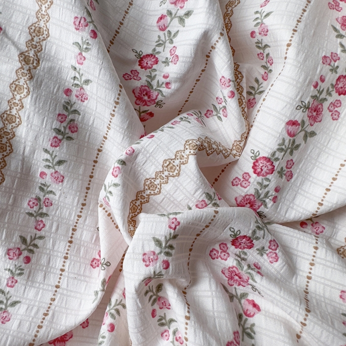 91家纺网 家纺一手货源 找家纺 王朝国际 2026新款直播电商热款彩竺棉四件套 粉黛