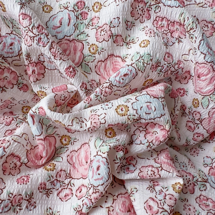 91家纺网 家纺一手货源 找家纺 王朝国际 2026新款直播电商热款彩竺棉四件套 月下蔷薇