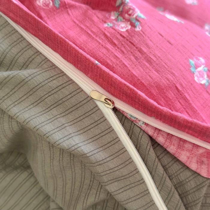 91家纺网 家纺一手货源 找家纺 王朝国际 2026新款直播电商热款彩竺棉四件套 红昭