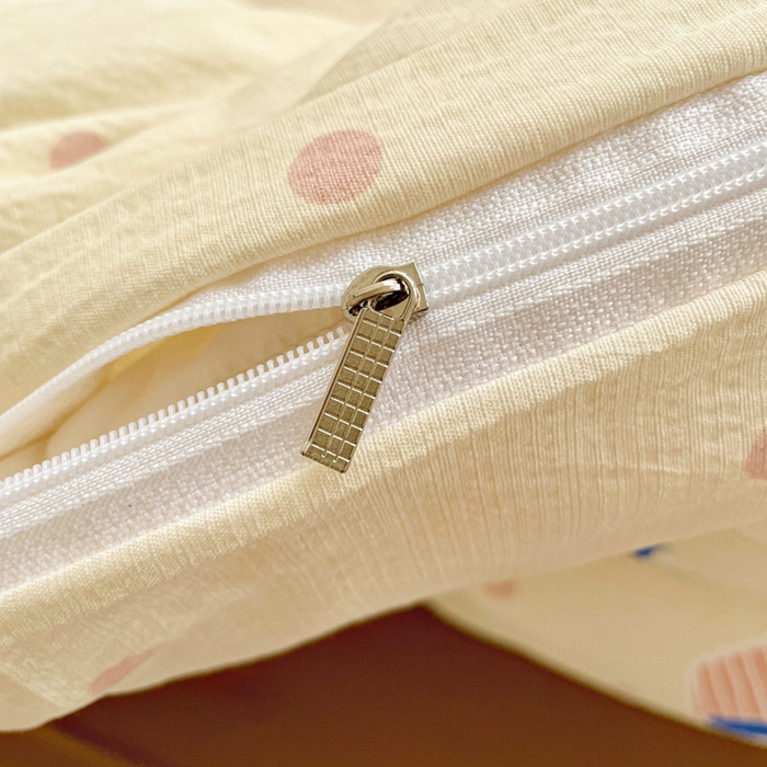 91家纺网 家纺一手货源 找家纺 （总）维娜斯家纺 2025新款印花双层纱四件套亲肤柔软适合裸睡