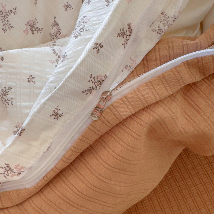 91家纺网 家纺一手货源 找家纺 王朝国际 2026新款直播电商热款彩竺棉四件套 锦瑟