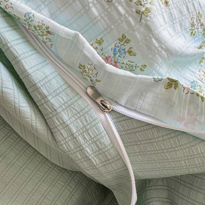 91家纺网 家纺一手货源 找家纺 王朝国际 2026新款直播电商热款彩竺棉四件套 兰亭