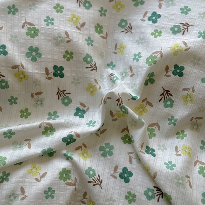 91家纺网 家纺一手货源 找家纺 王朝国际 2026新款直播电商热款彩竺棉四件套 幸运草