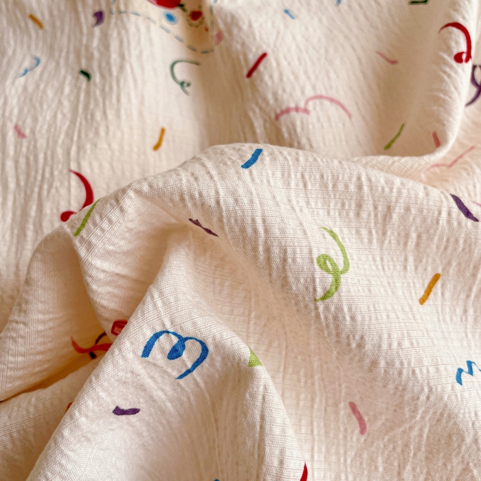 91家纺网 家纺一手货源 找家纺 维娜斯家纺 2025新款印花双层纱四件套亲肤柔软适合裸睡 森林派对