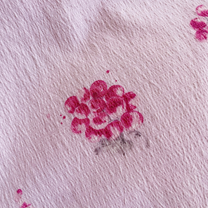 91家纺网 家纺一手货源 找家纺 维娜斯家纺 2025新款印花双层纱四件套亲肤柔软适合裸睡 夏日盛果