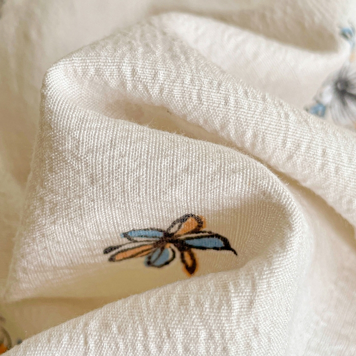 91家纺网 家纺一手货源 找家纺 维娜斯家纺 2025新款印花双层纱四件套亲肤柔软适合裸睡 悠然南山