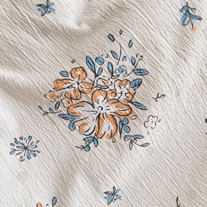 91家纺网 家纺一手货源 找家纺 维娜斯家纺 2025新款印花双层纱四件套亲肤柔软适合裸睡 悠然南山