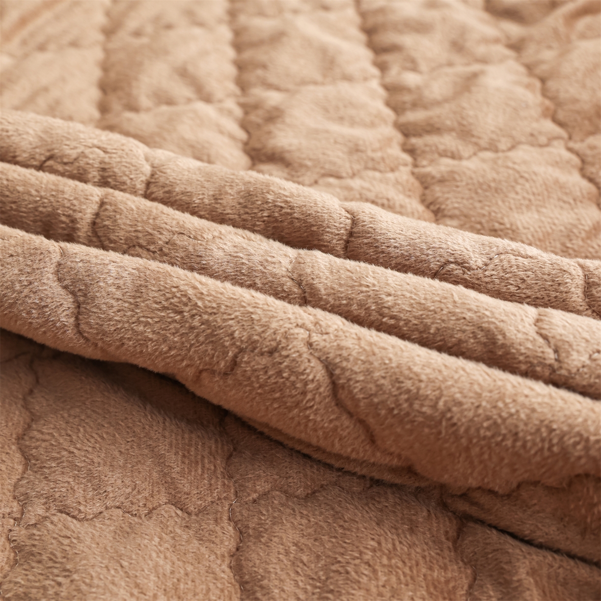 91家纺网 家纺一手货源 找家纺 （总）潮邦创意家居 2025新款婴儿绒夹棉床笠单品单件床垫保护套