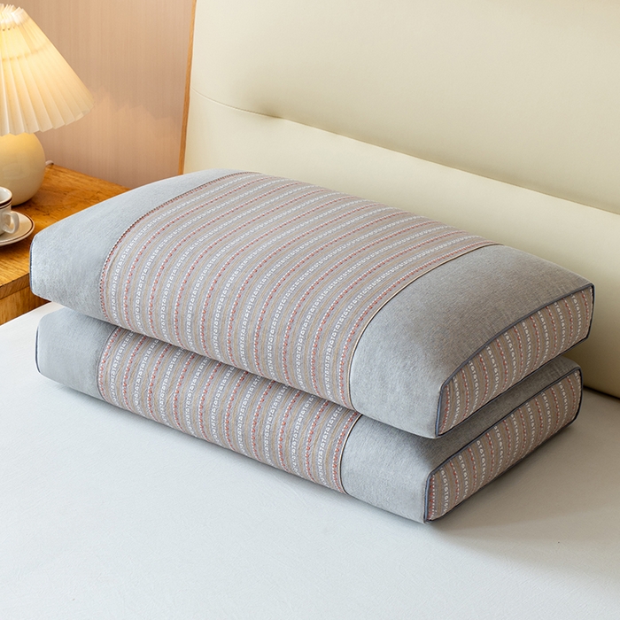 91家纺网 家纺一手货源 找家纺 （总）小米枕芯 2025新款全棉3D水洗棉荞麦壳枕 枕头枕芯