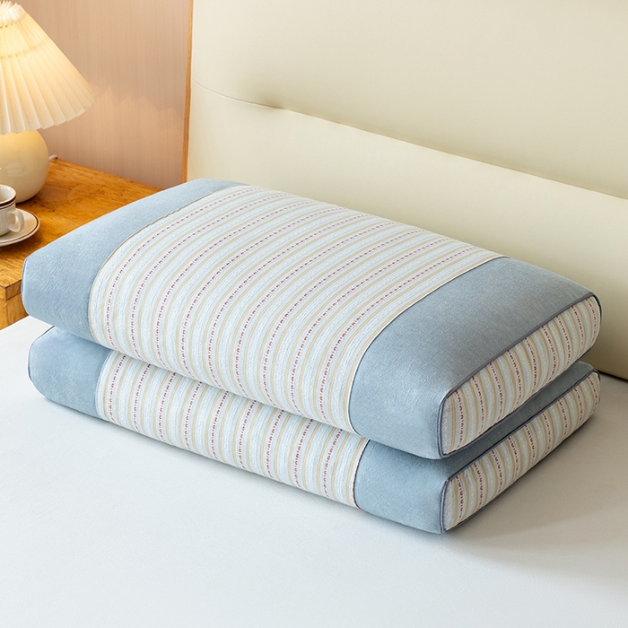 91家纺网 家纺一手货源 找家纺 （总）小米枕芯 2025新款全棉3D水洗棉荞麦壳枕 枕头枕芯