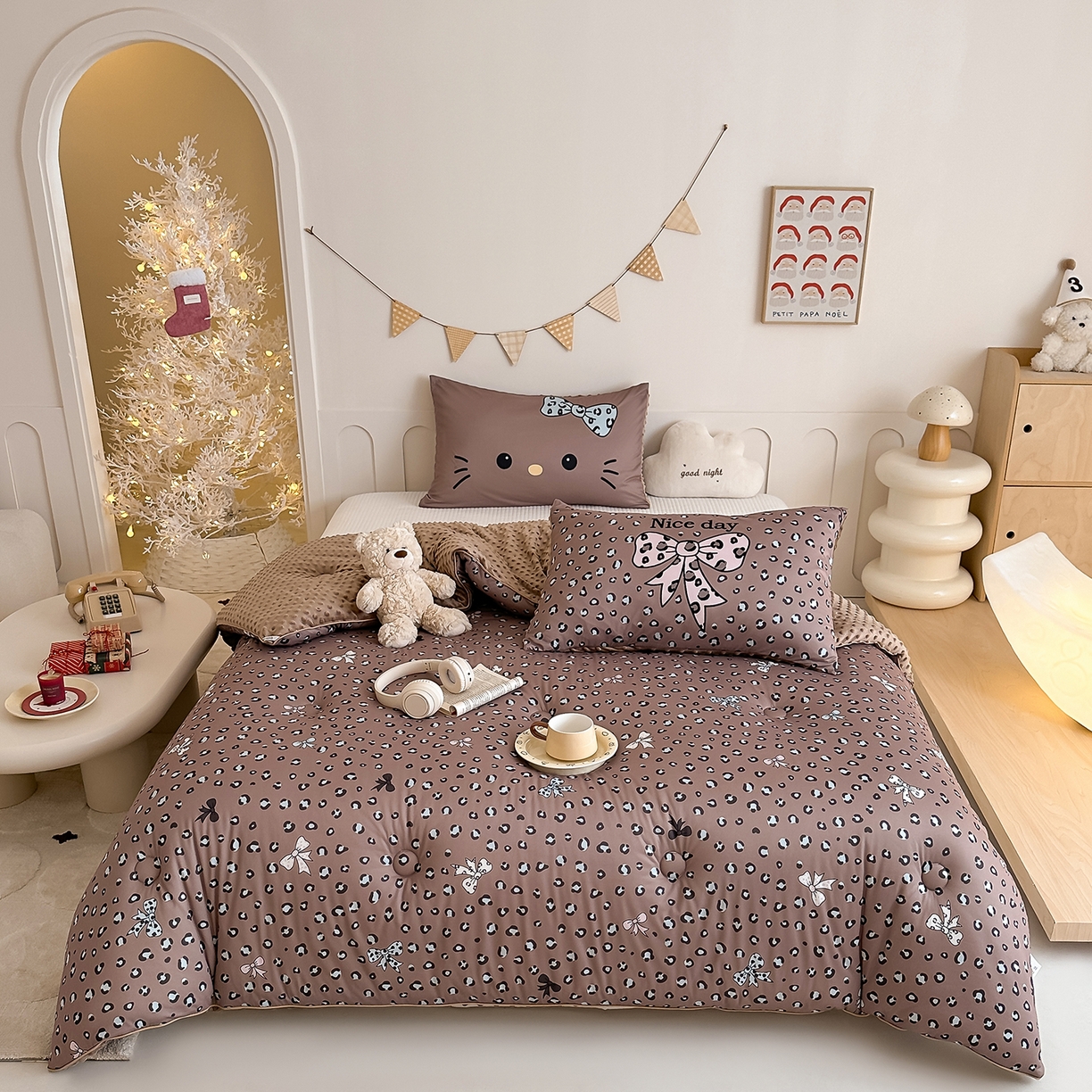 91家纺网 家纺一手货源 找家纺 （总）RYB红黄兰 2025新款设计师原创针织棉暖暖豆豆绒秋冬被芯被子